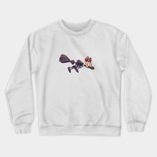 Riding the Broom Crewneck Sweatshirt